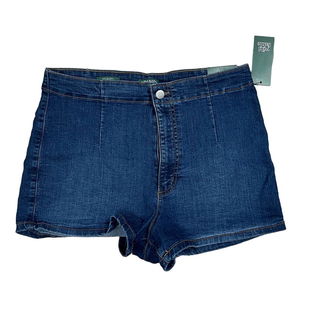 Wild Fable Women's Dark Blue Super High Rise Jean Shorts - Size 4 - NWT